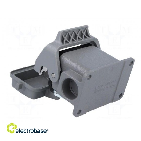 Enclosure: for Han connectors | Han | size 6B | with latch | PG16 image 4