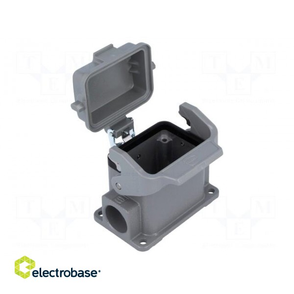 Enclosure: for Han connectors | Han | size 6B | with latch | PG16 image 1
