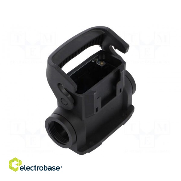 Enclosure: for HDC connectors | Han-Eco® A | size 10A | with latch image 1