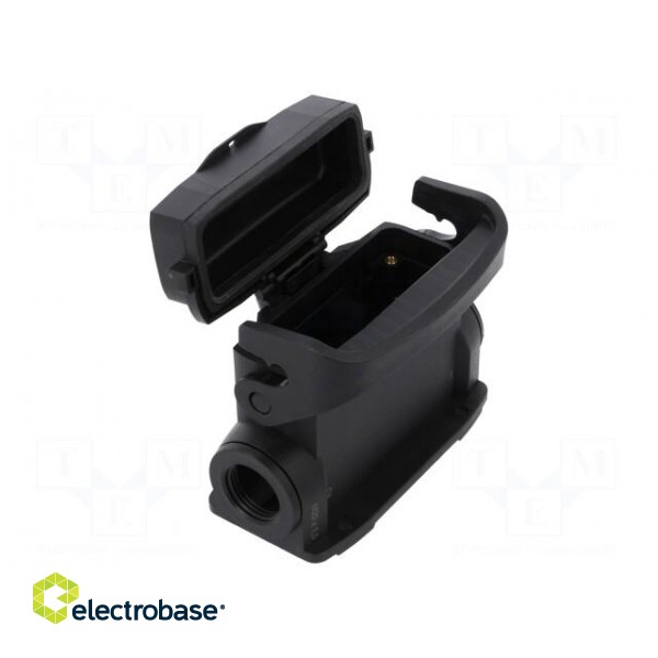 Enclosure: for rectangular connectors | Han Eco A | size 16A | M20 image 1