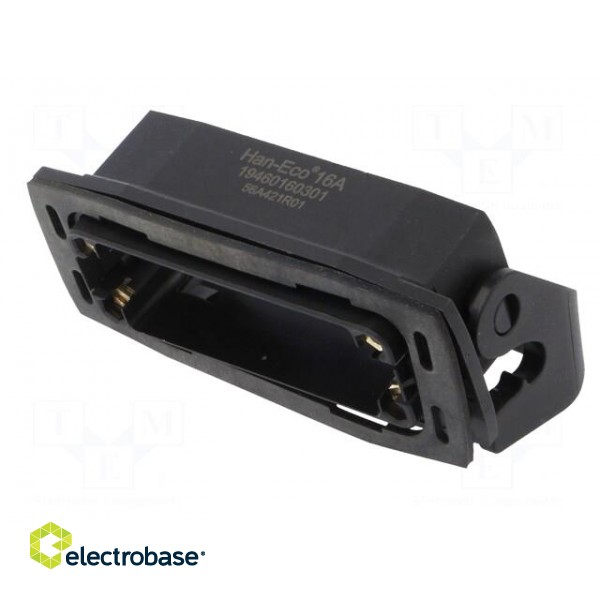 Enclosure: for rectangular connectors | Han Eco A | size 16A | M25 image 1