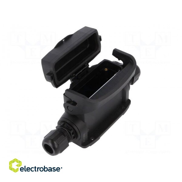 Enclosure: for rectangular connectors | Han Eco A | size 16A | M20 image 1