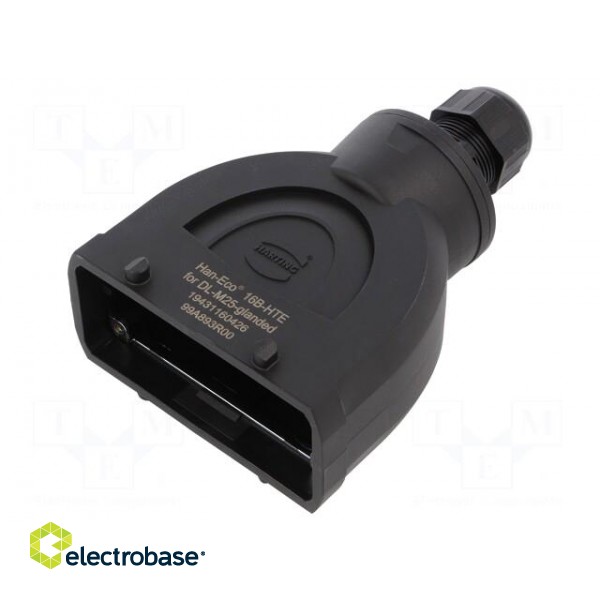 Enclosure: for HDC connectors | Han-Eco® B | size 16B | for cable image 1