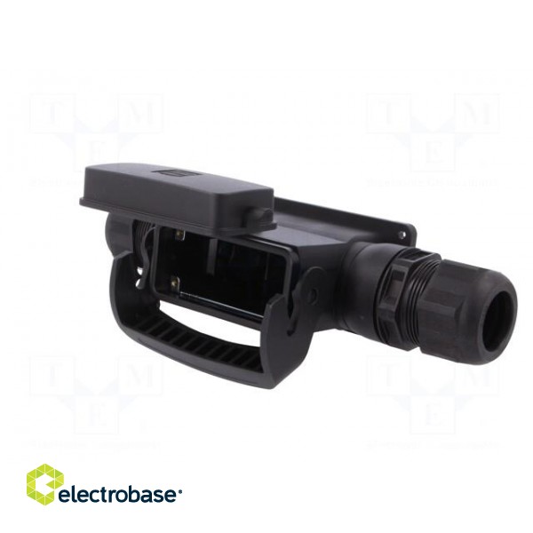 Enclosure: for HDC connectors | Han-Eco® B | size 16B | with latch image 2