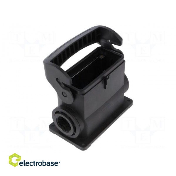 Enclosure: for HDC connectors | Han-Eco® B | size 16B | with latch image 1