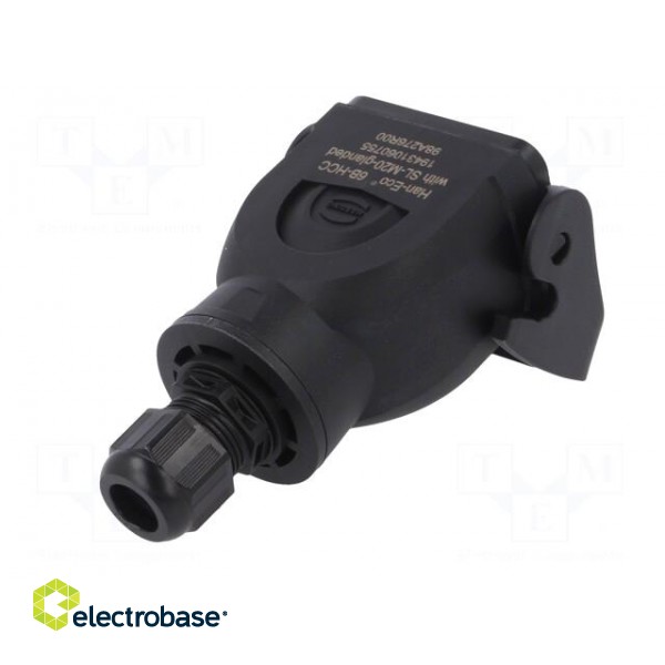 Enclosure: for HDC connectors | Han-Eco® B | size 6B | for cable image 6
