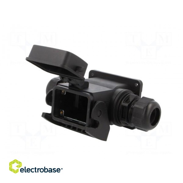 Enclosure: for rectangular connectors | Han Eco B | size 6B | M32 фото 2