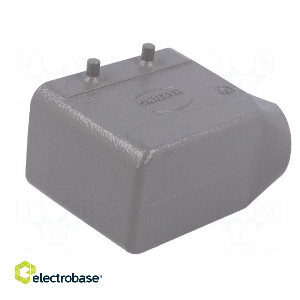 Enclosure: for HDC connectors | Han B | size 10B | for cable | angled фото 4