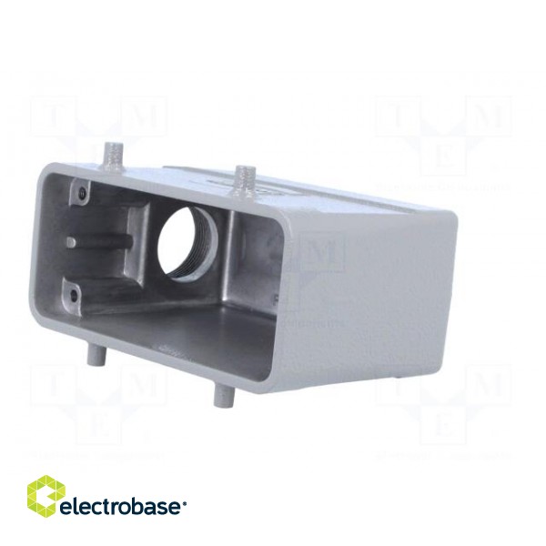 Enclosure: for HDC connectors | Han B | size 16B | for cable | angled фото 2