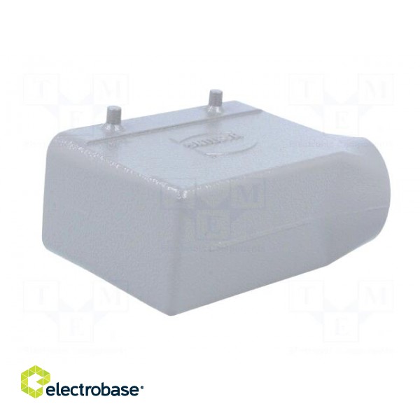 Enclosure: for HDC connectors | Han B | size 16B | for cable | angled фото 4