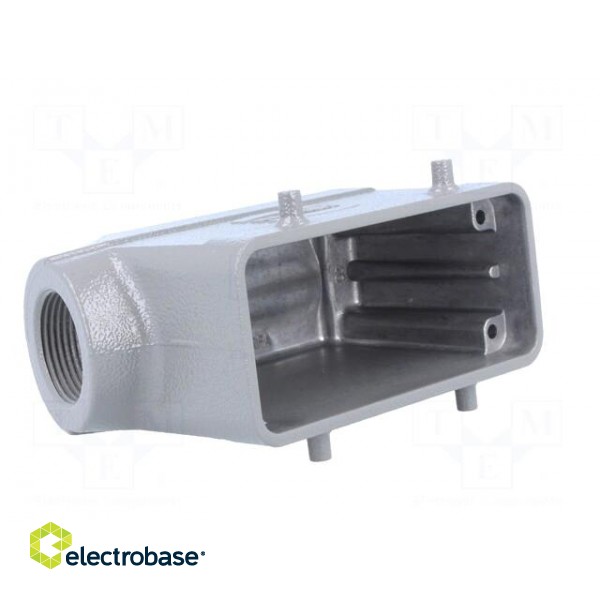 Enclosure: for HDC connectors | Han B | size 16B | for cable | angled image 8