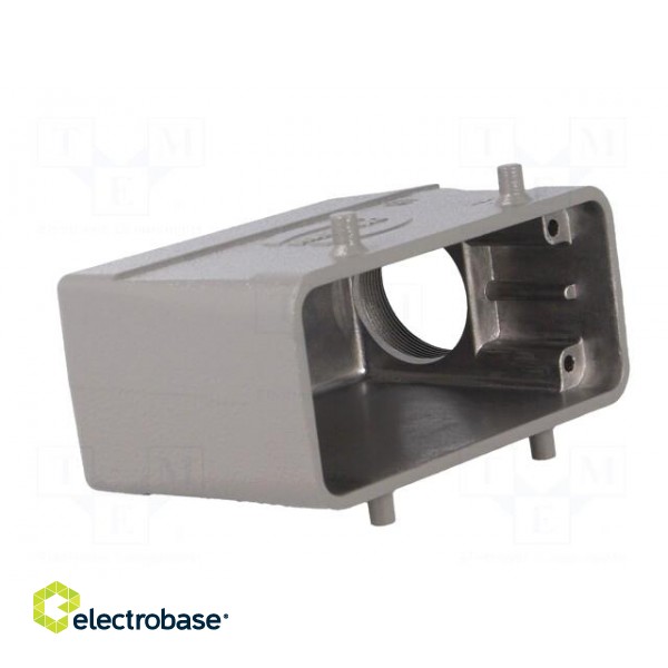 Enclosure: for HDC connectors | Han B | size 16B | for cable | angled image 8
