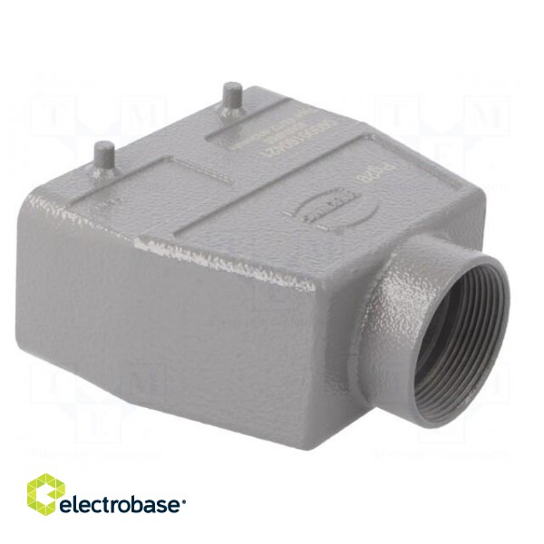 Enclosure: for HDC connectors | Han® B | size 16B | for cable | high image 4