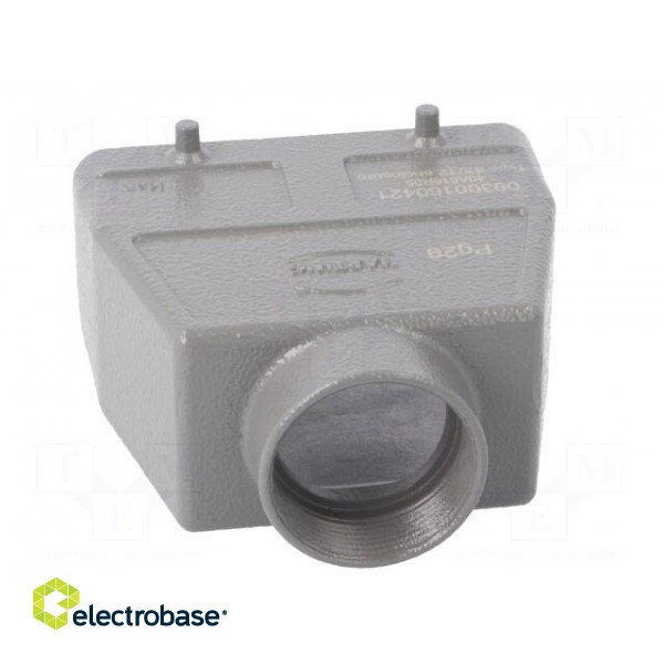 Enclosure: for HDC connectors | Han® B | size 16B | for cable | high image 5