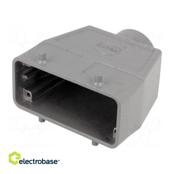 Enclosure: for HDC connectors | Han® B | size 16B | for cable | PG21 image 1