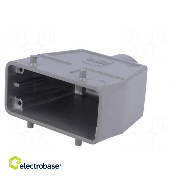 Enclosure: for HDC connectors | Han® B | size 16B | for cable | PG21 image 2
