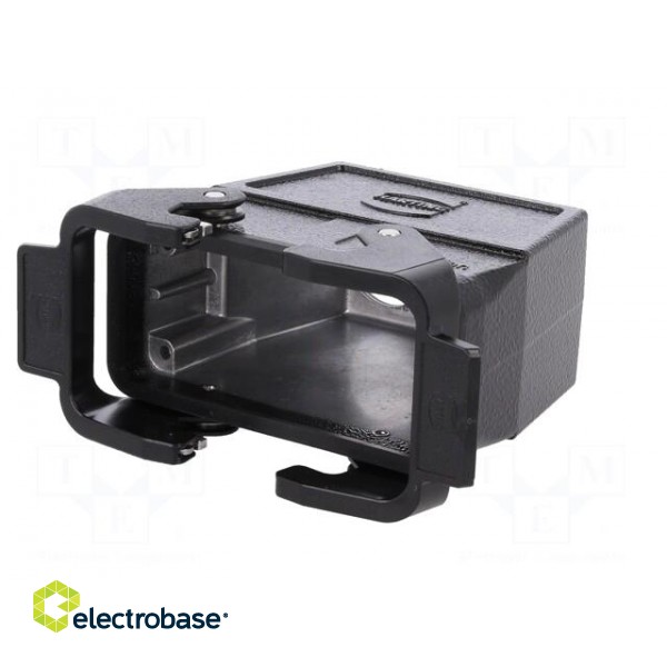 Enclosure: for HDC connectors | Han | size 16B | for cable | straight image 3