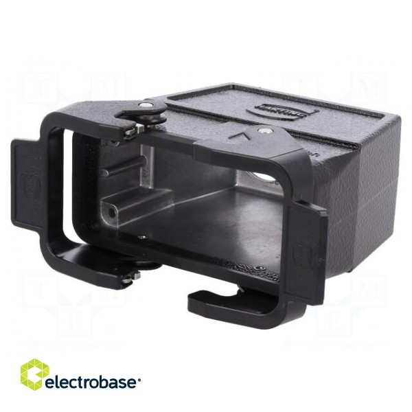 Enclosure: for HDC connectors | Han | size 16B | for cable | straight image 1