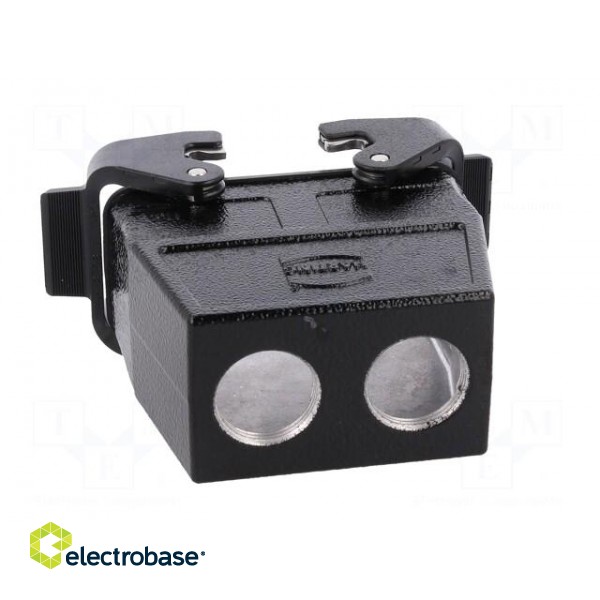 Enclosure: for HDC connectors | Han | size 16B | for cable | straight image 6