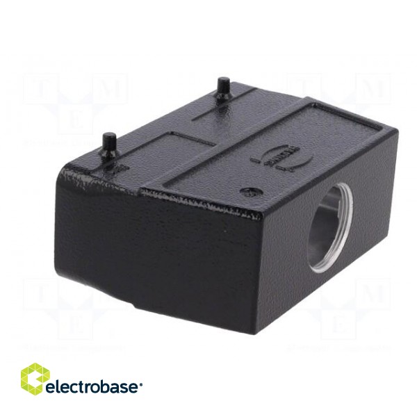 Enclosure: for HDC connectors | Han | size 24B | for cable | straight image 5