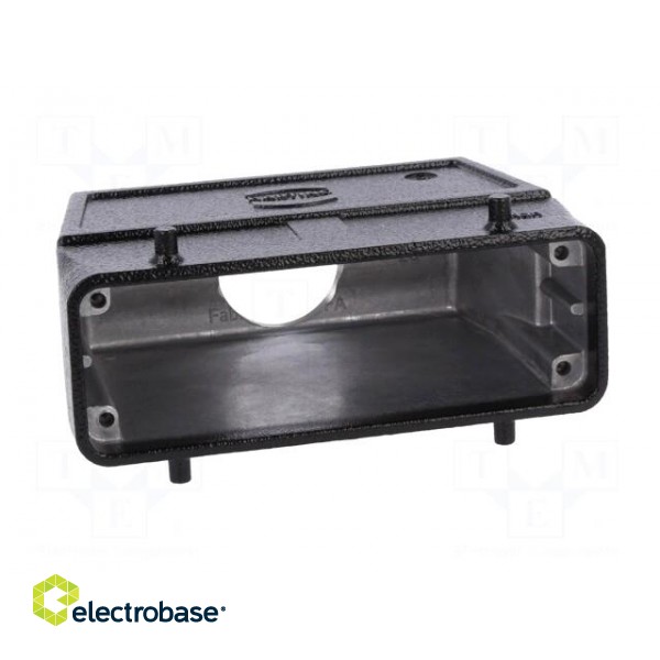 Enclosure: for HDC connectors | Han | size 24B | for cable | straight image 10