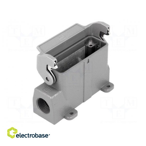 Enclosure: for HDC connectors | Han® A | size 16A | with latch | M20 image 1