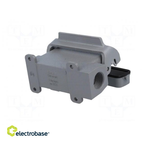 Enclosure: for Han connectors | Han A | size 16A | with latch | M20 фото 6