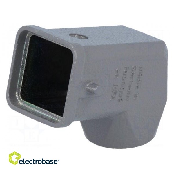 Enclosure: for HDC connectors | Han® A | size 3A | for cable | PG11 image 1