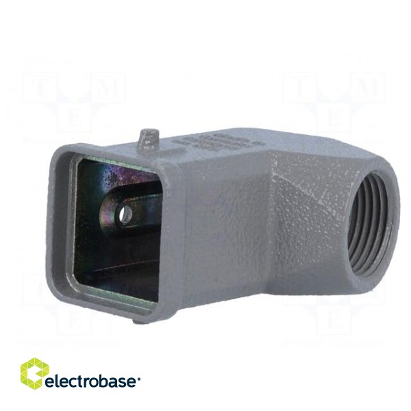 Enclosure: for HDC connectors | Han® A | size 3A | for cable | PG11 image 2