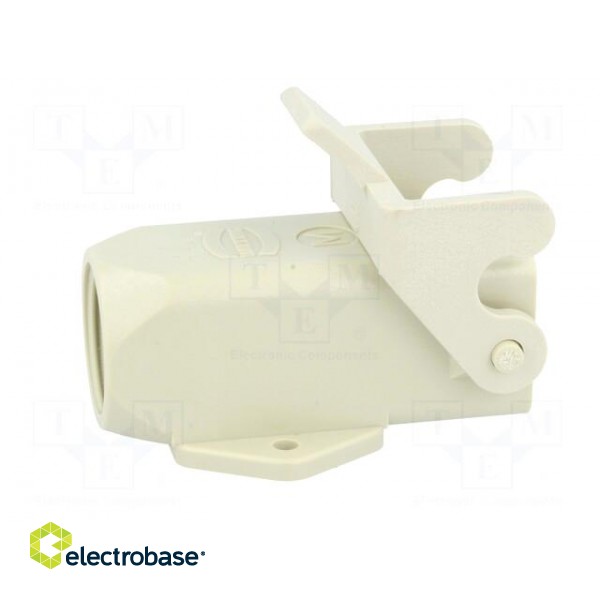 Enclosure: for rectangular connectors | Han | size 3A | with latch image 7