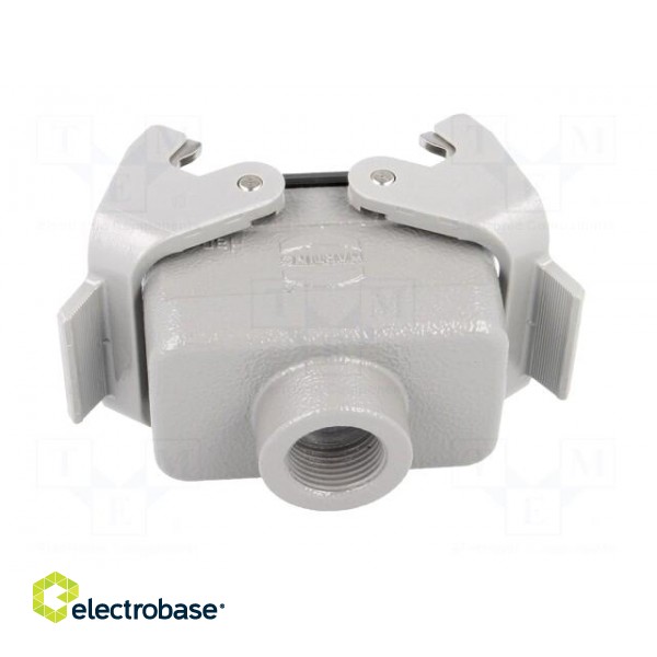 Enclosure: for Han connectors | Han | size 10B | for cable | straight фото 5