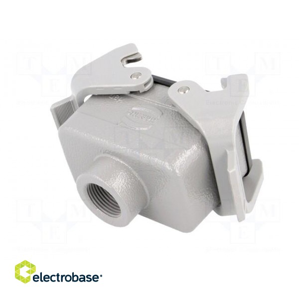Enclosure: for Han connectors | Han | size 10B | for cable | straight image 6