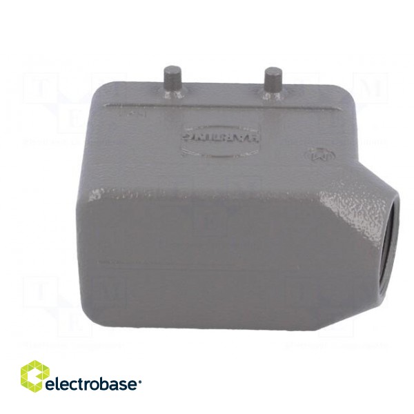 Enclosure: for HDC connectors | Han B | size 10B | for cable | angled фото 5