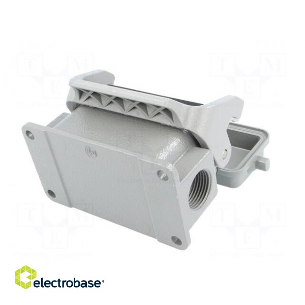 Enclosure: for rectangular connectors | Han | size 10B | with latch image 6
