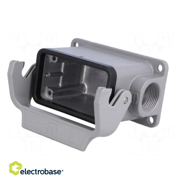 Enclosure: for HDC connectors | Han® B | size 10B | with latch | PG16 image 2