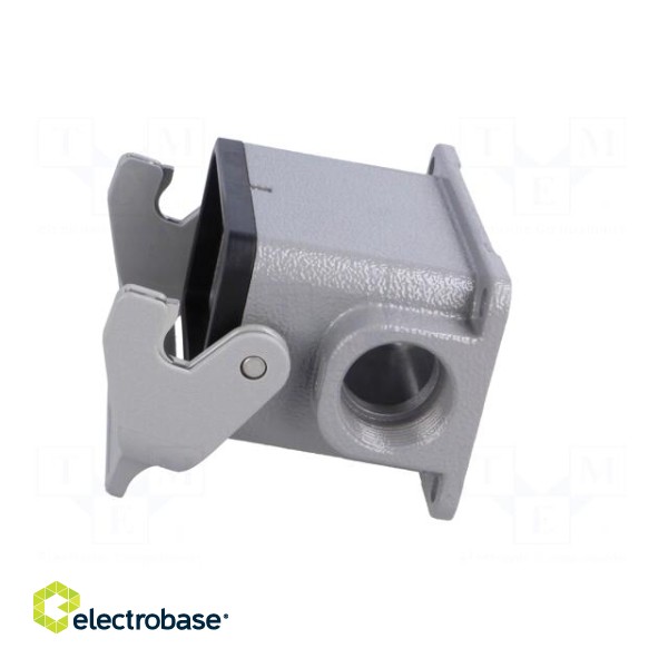 Enclosure: for HDC connectors | Han® B | size 10B | with latch | PG16 фото 3
