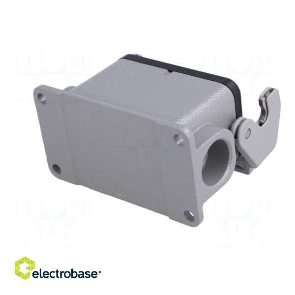 Enclosure: for HDC connectors | Han® B | size 10B | with latch | PG16 фото 6