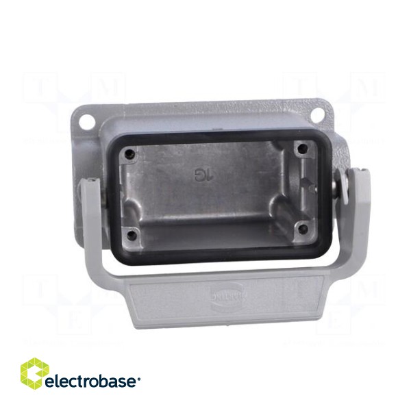 Enclosure: for HDC connectors | Han® B | size 10B | with latch | PG16 фото 9