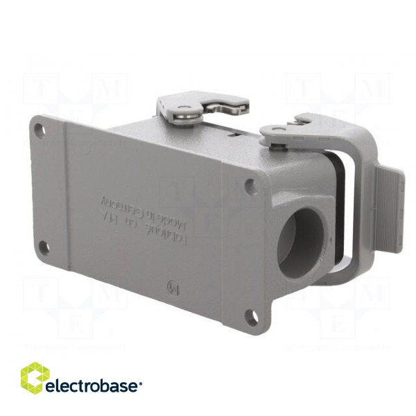 Enclosure: for rectangular connectors | Han | size 16B | closed image 6