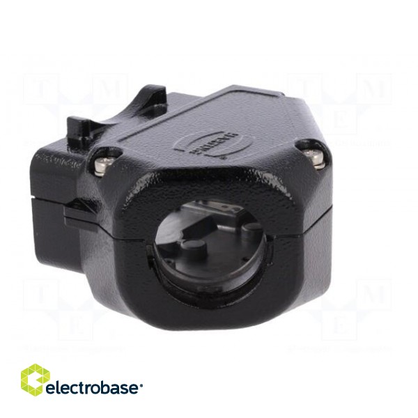 Enclosure: for HDC connectors | Han | size 16B | for cable | angled image 6
