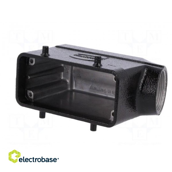 Enclosure: for HDC connectors | Han | size 16B | for cable | angled paveikslėlis 3