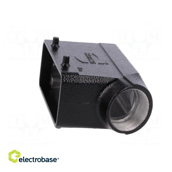 Enclosure: for HDC connectors | Han | size 16B | for cable | angled фото 4