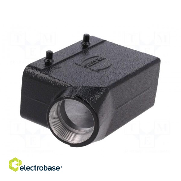 Enclosure: for HDC connectors | Han | size 16B | for cable | angled фото 5