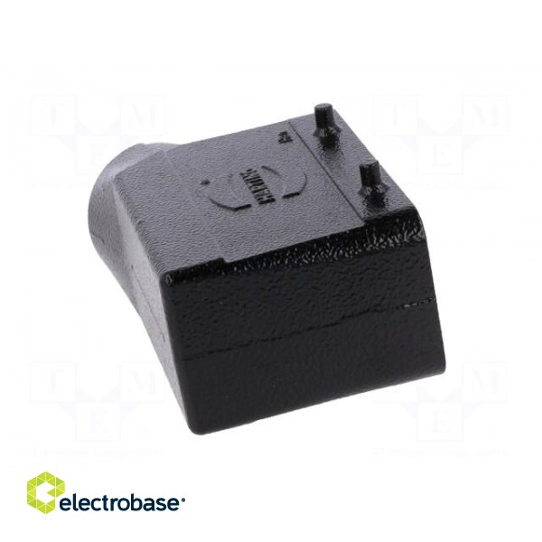 Enclosure: for HDC connectors | Han | size 16B | for cable | angled фото 8