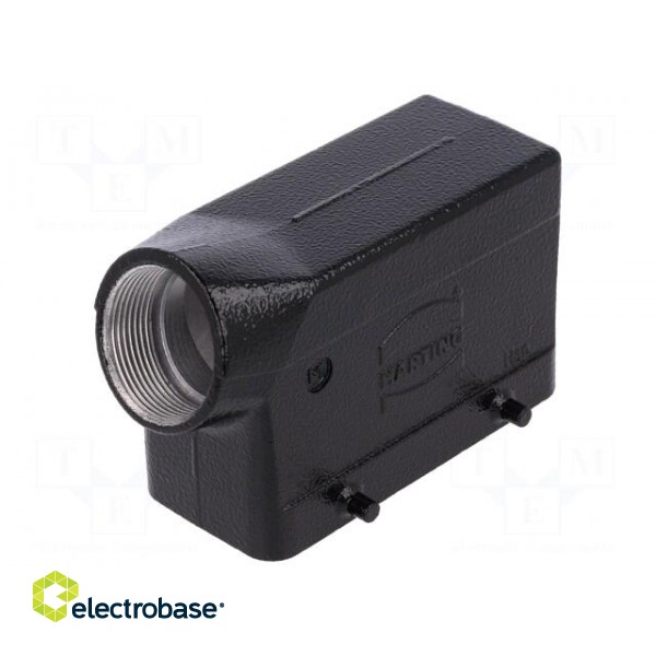 Enclosure: for HDC connectors | Han | size 16B | for cable | angled фото 2