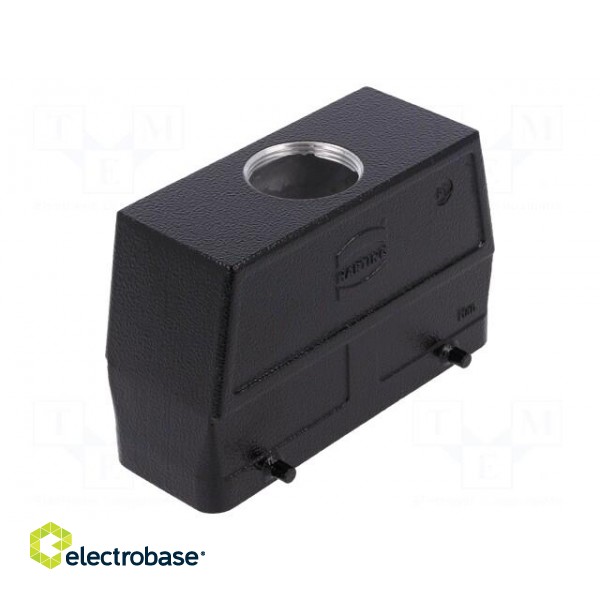 Enclosure: for HDC connectors | Han | size 24B | for cable | straight image 2