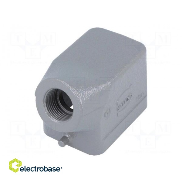 Enclosure: for HDC connectors | Han® B | size 6B | for cable | angled image 1