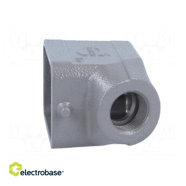 Enclosure: for HDC connectors | Han® B | size 6B | for cable | angled image 3