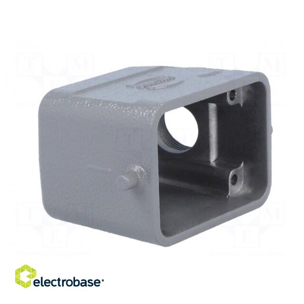 Enclosure: for HDC connectors | Han® B | size 6B | for cable | angled image 8