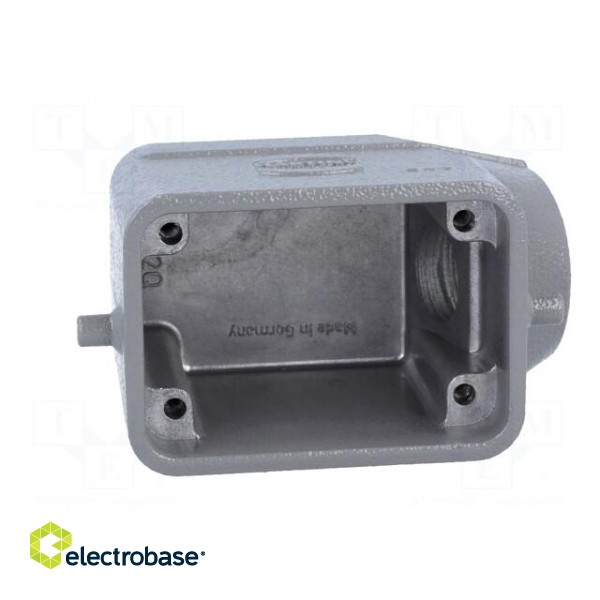 Enclosure: for HDC connectors | Han® B | size 6B | for cable | angled image 9